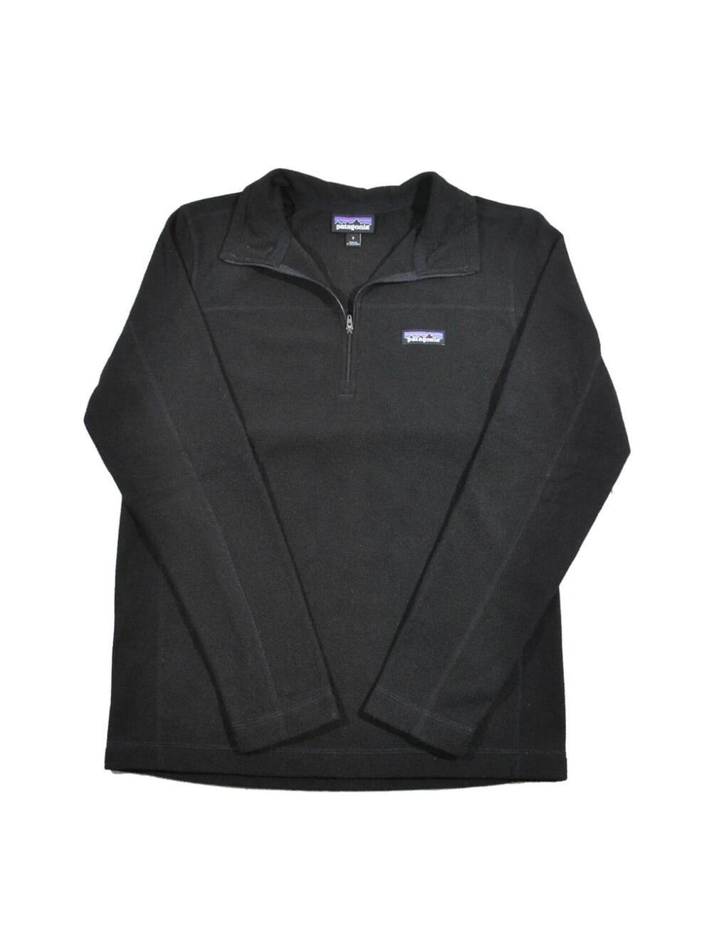 Patagonia Black Zip Outdoors Jacket Fleece Size Small